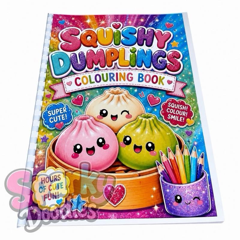 Squishy Dumplings Colouring Book