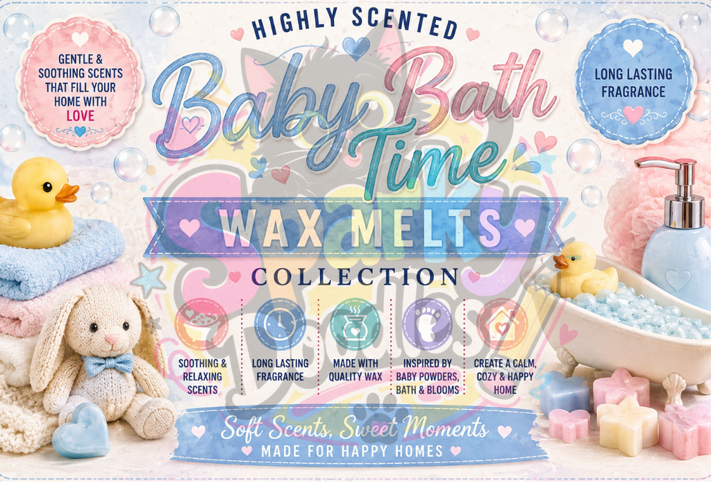 HB Wax Melt Collection Labels