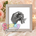 Angel Hands & Feet Child Loss & Remembrance A4 Print (Pay What You Can Afford) - A4 Keepsake - Unframed