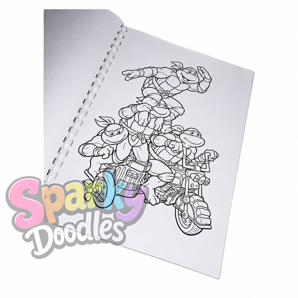 Ninja Turtles Colouring Book