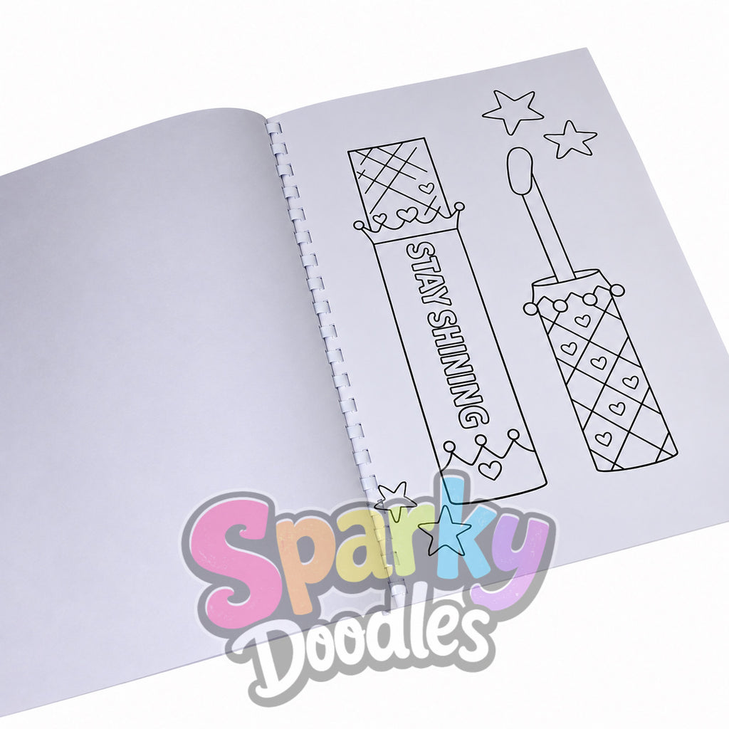 Make Up - Candy Theme Colouring Book