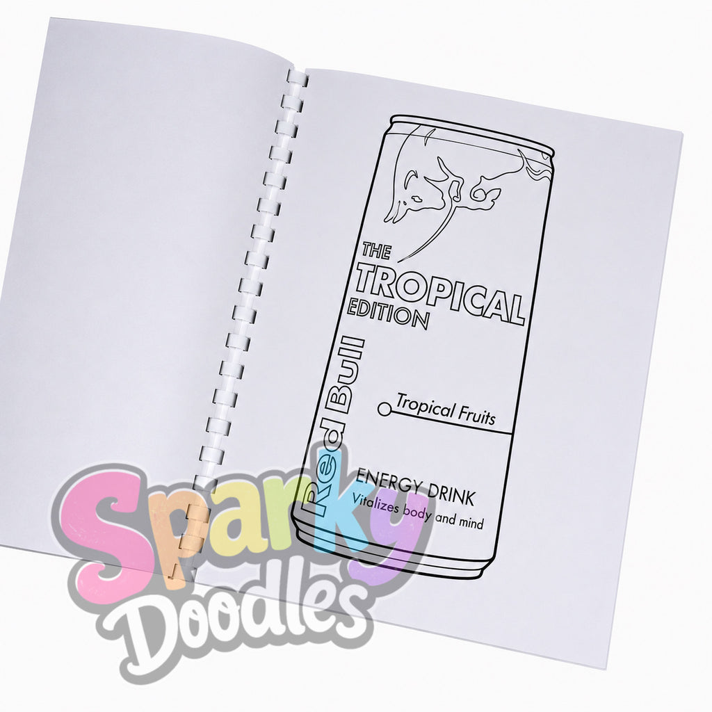 Energy Drink Colouring Book