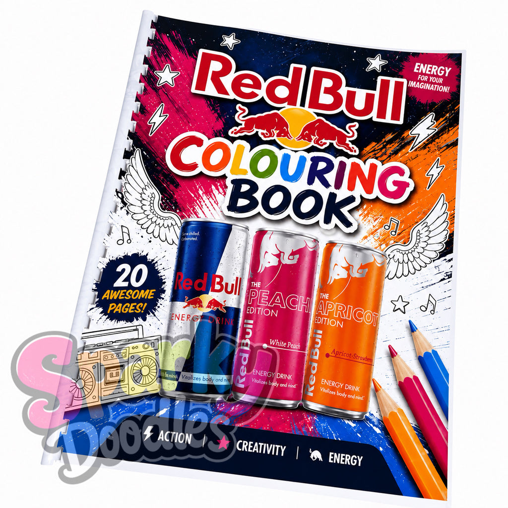 Energy Drink Colouring Book