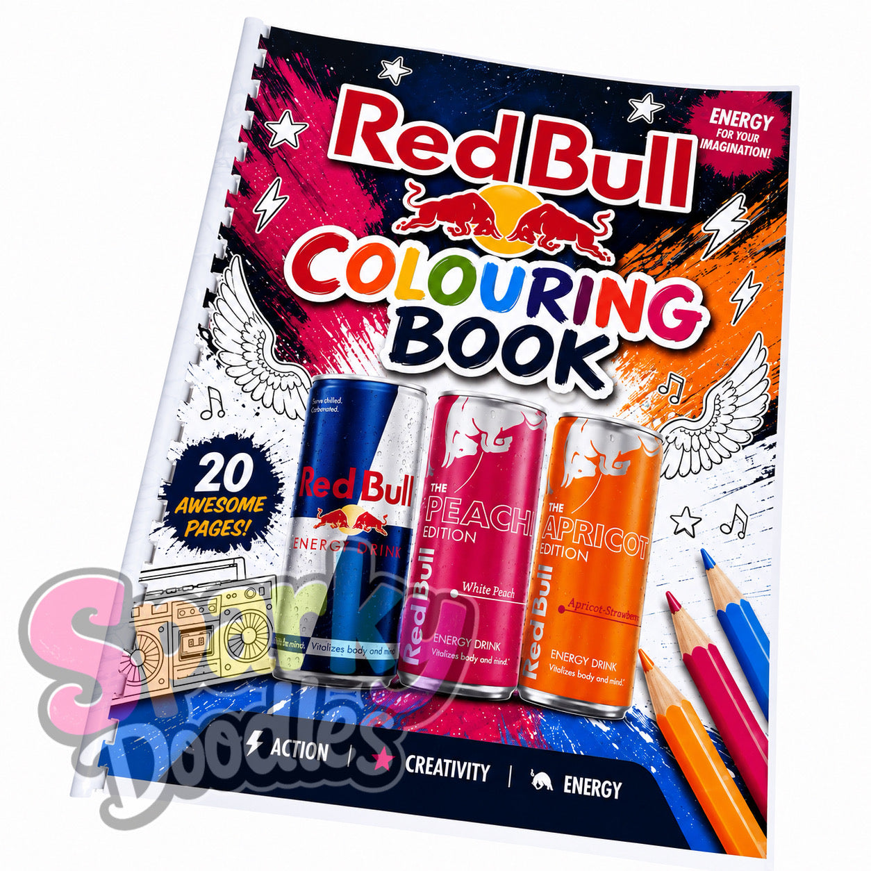 Energy Drink Colouring Book