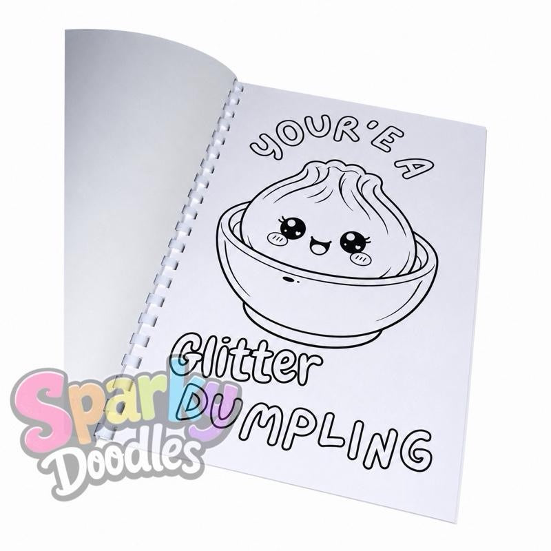 Squishy Dumplings Colouring Book