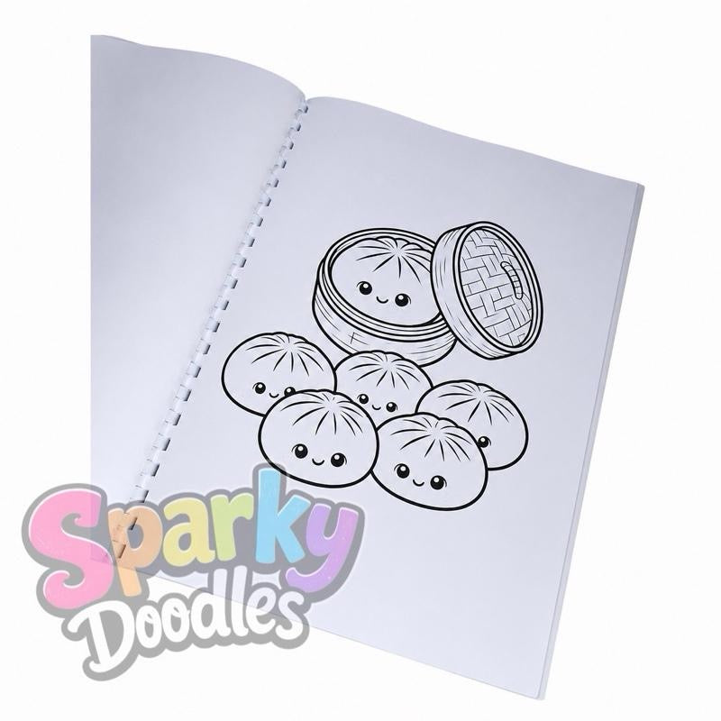 Squishy Dumplings Colouring Book