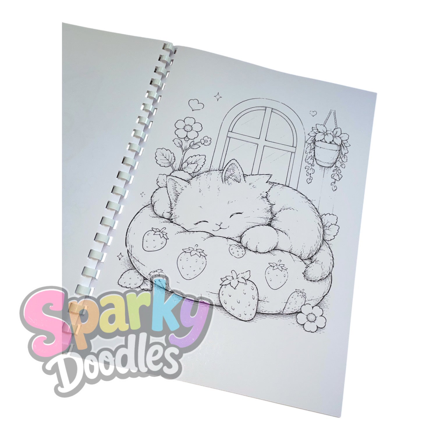 Strawberry Cats Colouring Book