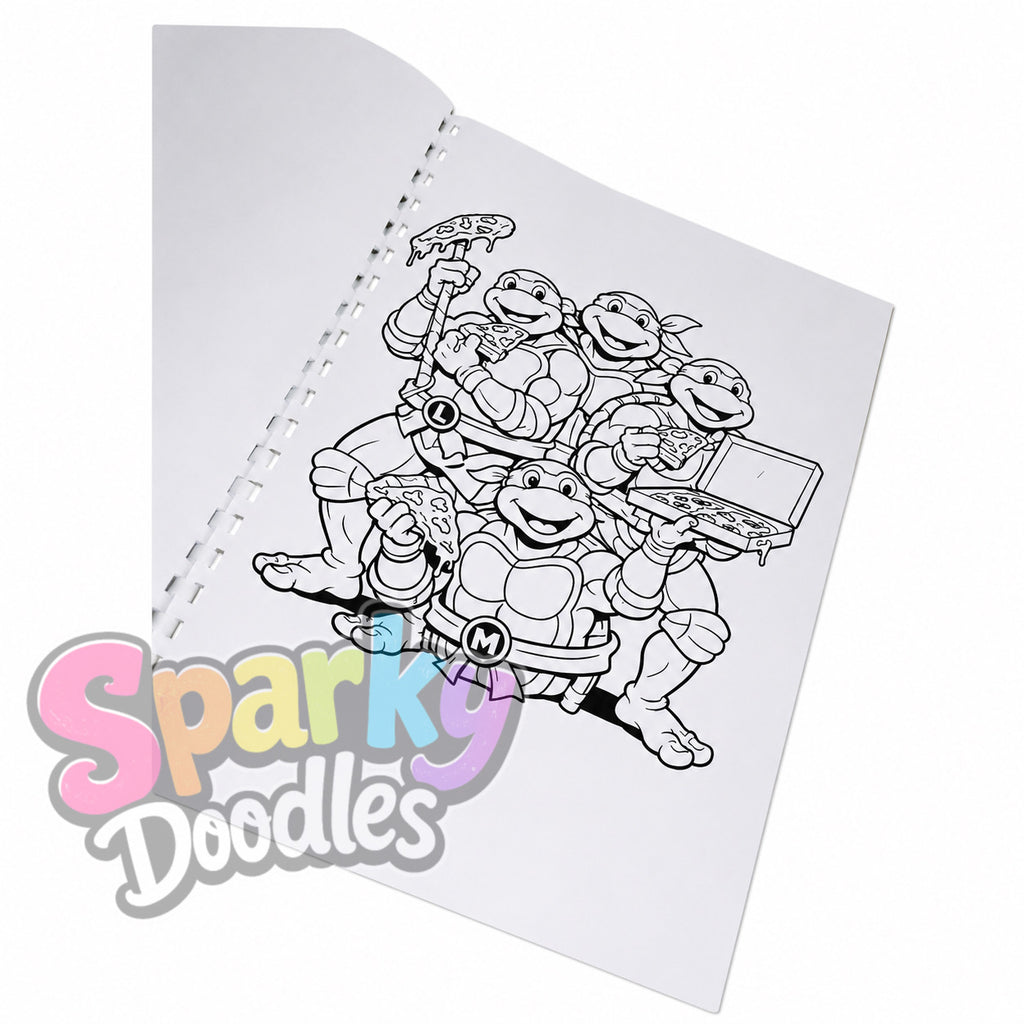 Ninja Turtles Colouring Book