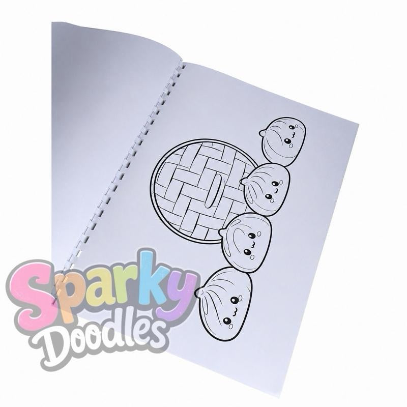 Squishy Dumplings Colouring Book