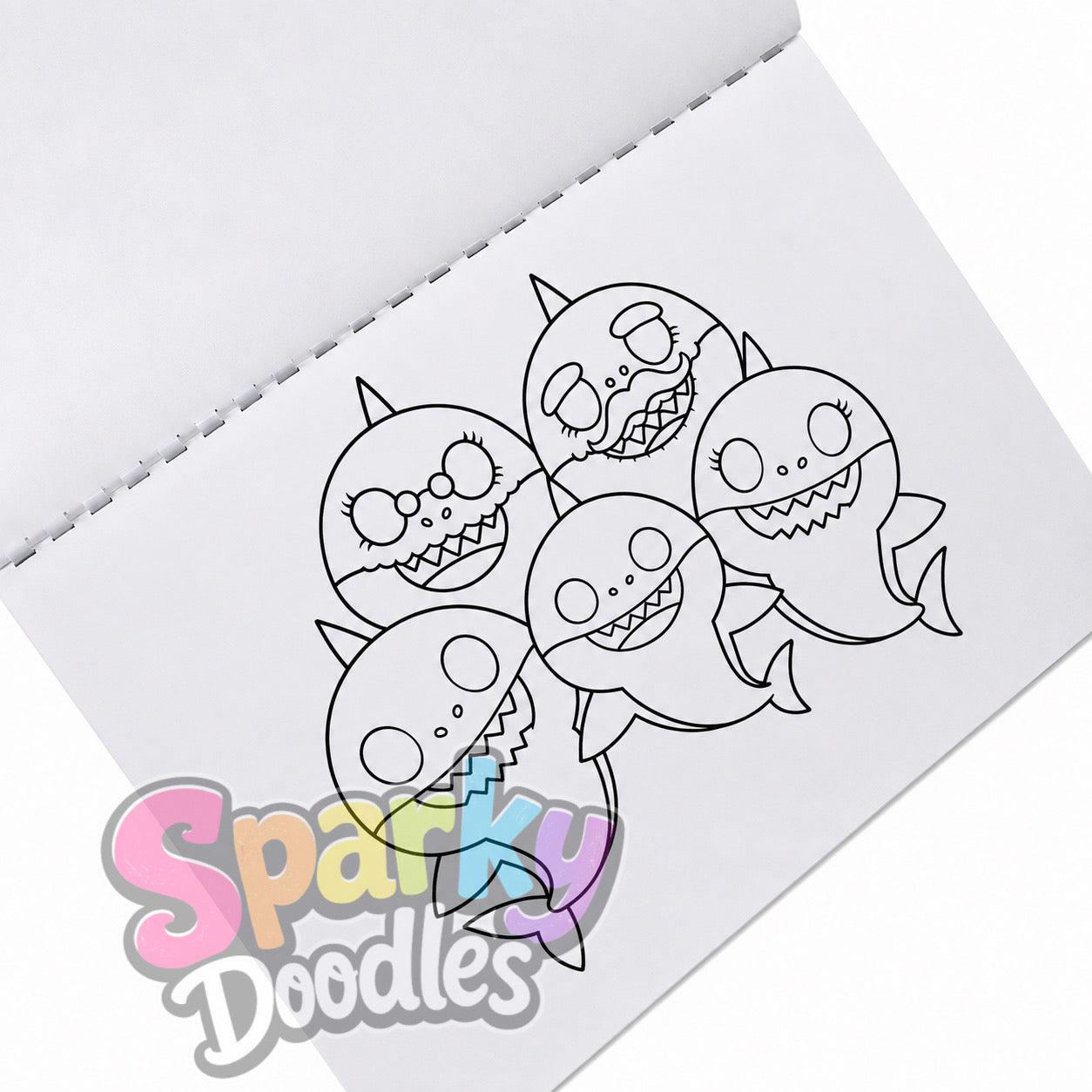 Baby Shark Colouring Book