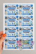 Toilet Mop & Sink Fizzers HB Box Labels