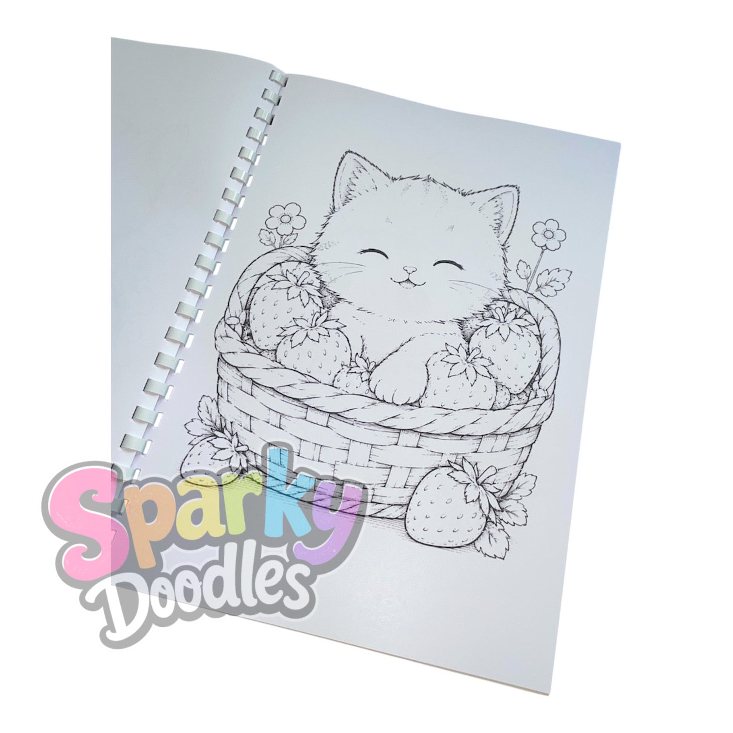 Strawberry Cats Colouring Book