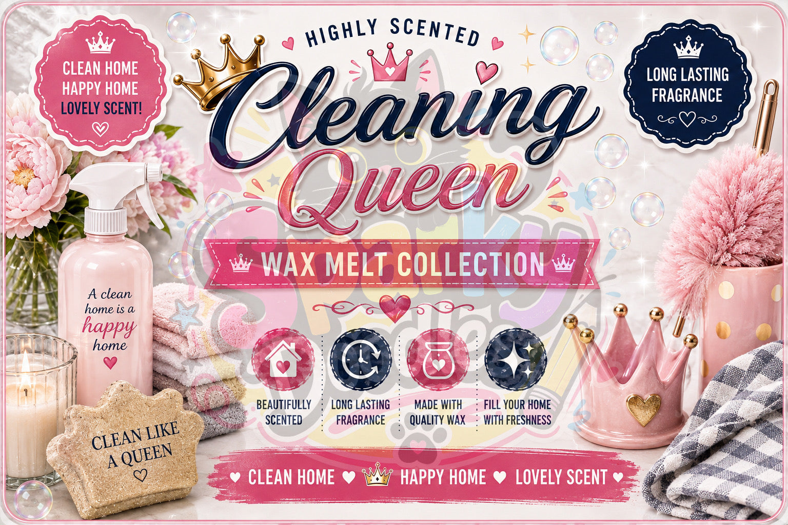 HB Wax Melt Collection Labels