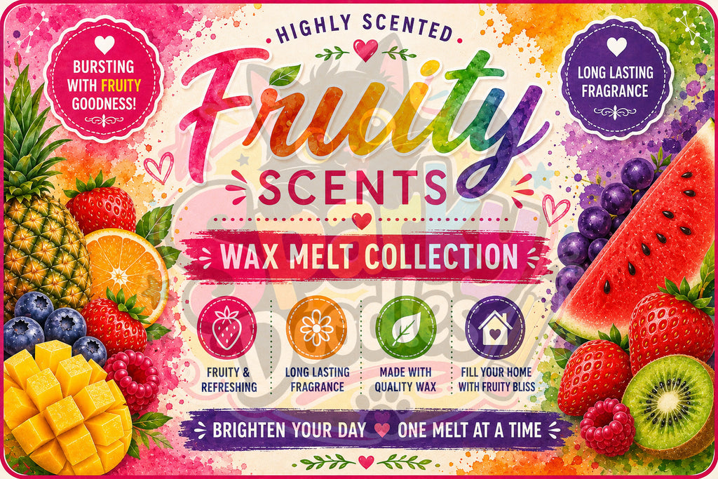HB Wax Melt Collection Labels