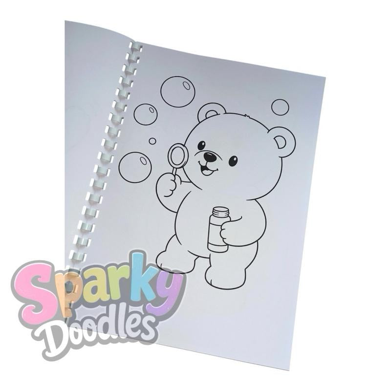 Benny Bubble Bear Colouring Book