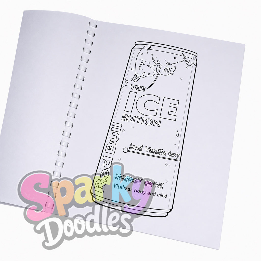 Energy Drink Colouring Book
