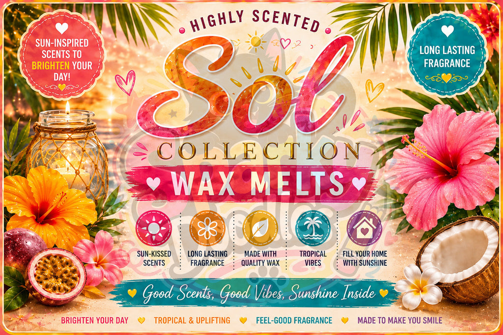 HB Wax Melt Collection Labels