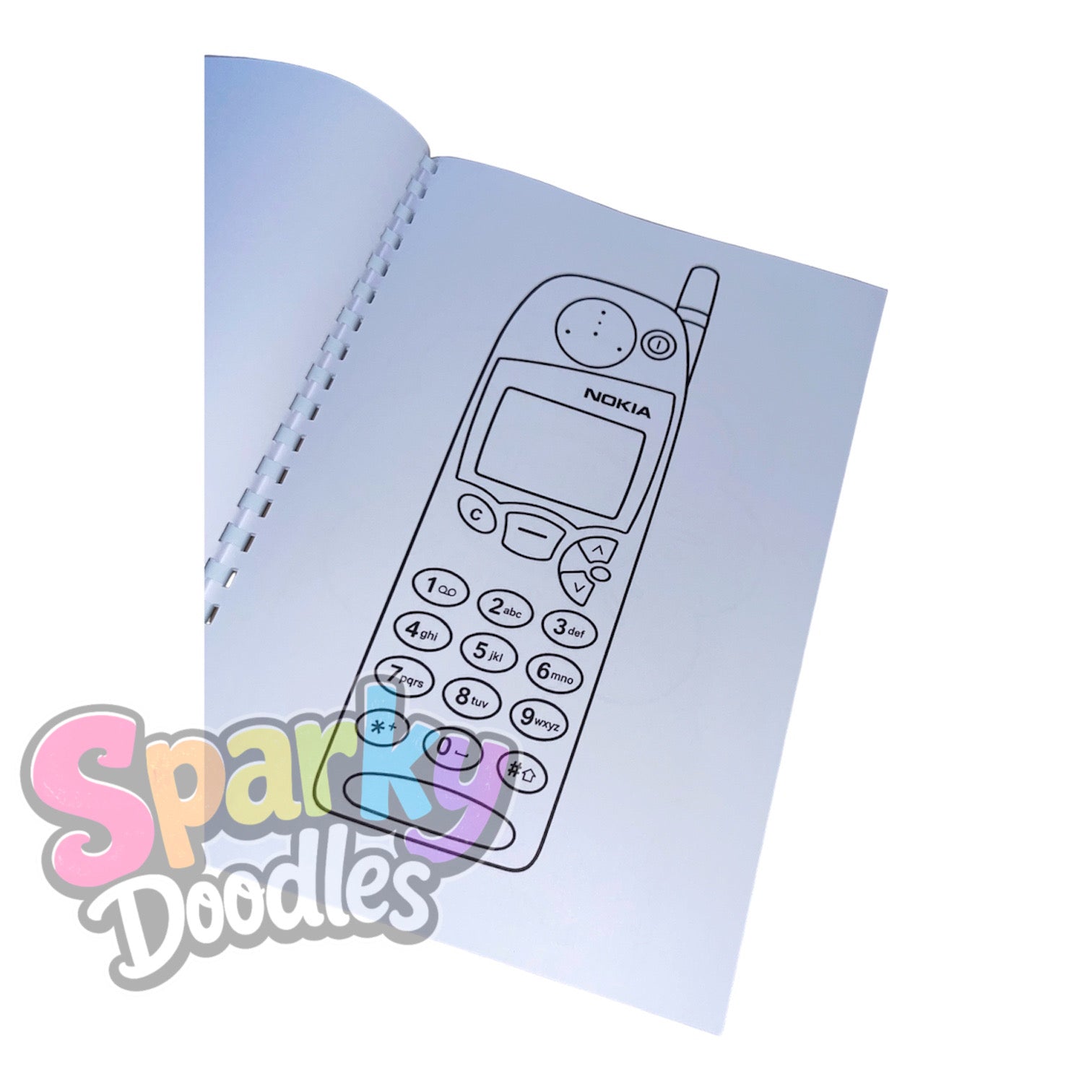 90s Nostalgia Colouring Book