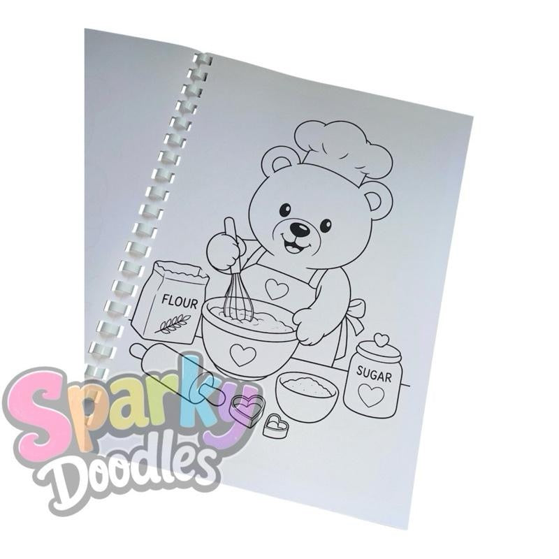 Benny Bubble Bear Colouring Book