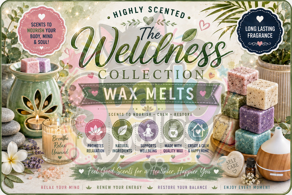 HB Wax Melt Collection Labels