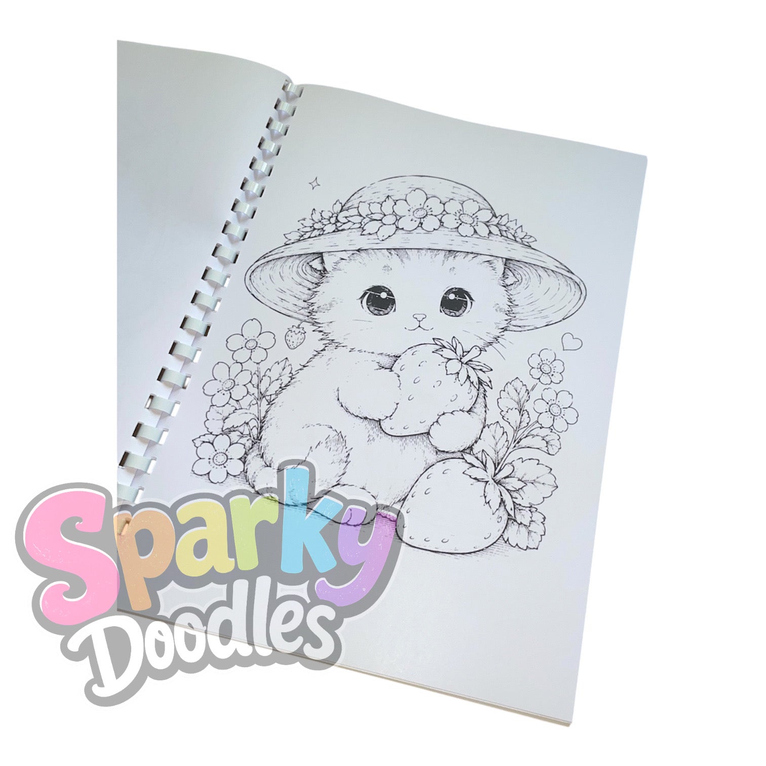 Strawberry Cats Colouring Book