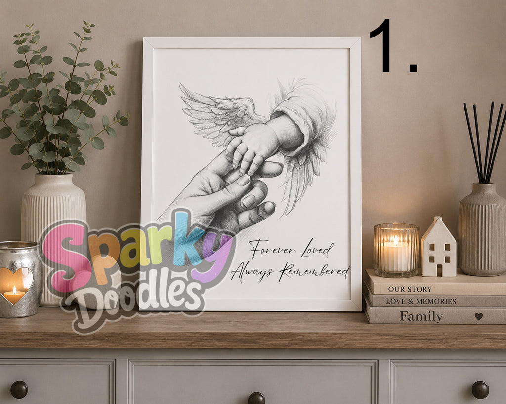 Baby Loss Memorial A4 Print (Pay What You Can Afford)