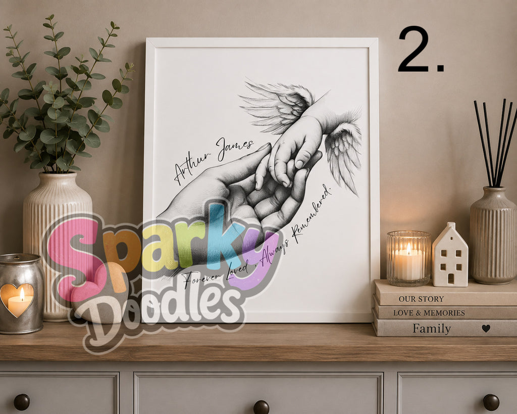 Baby Loss Memorial A4 Print (Pay What You Can Afford)