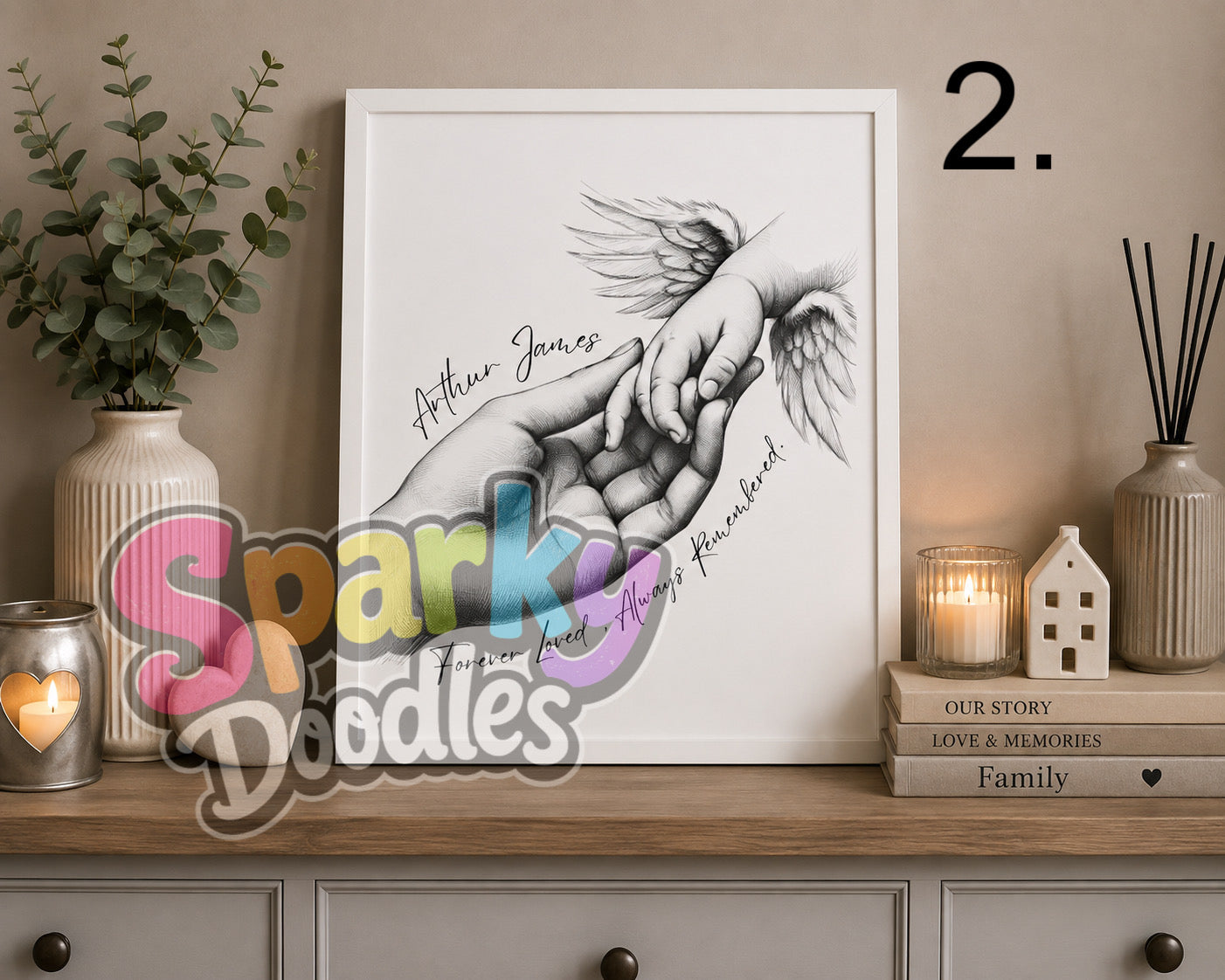 Baby Loss Memorial A4 Print (Pay What You Can Afford)