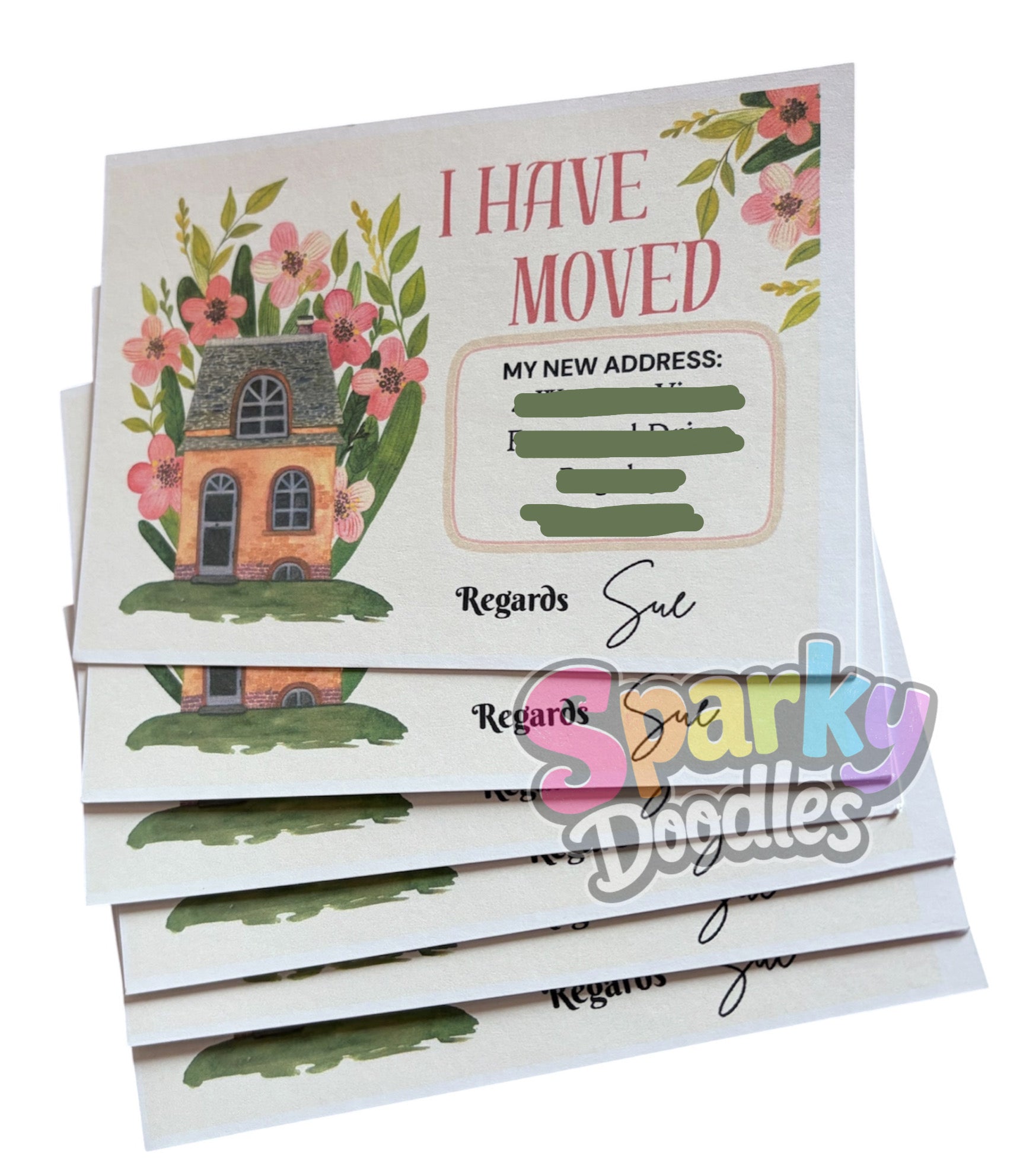 New Home - Address Cards - A6 Size - Just 20p Each