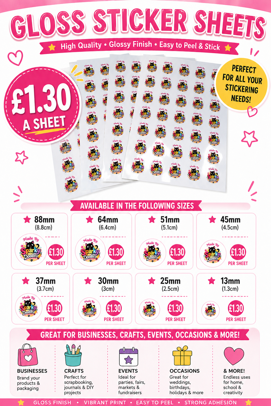 Glossy Stickers