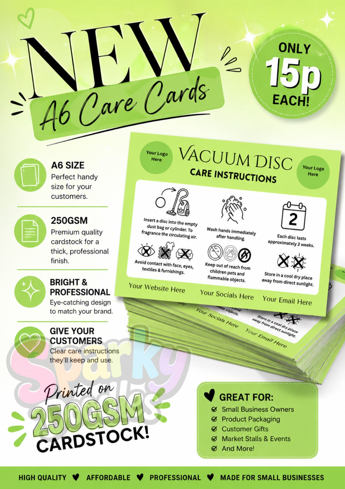 Care Cards - A6