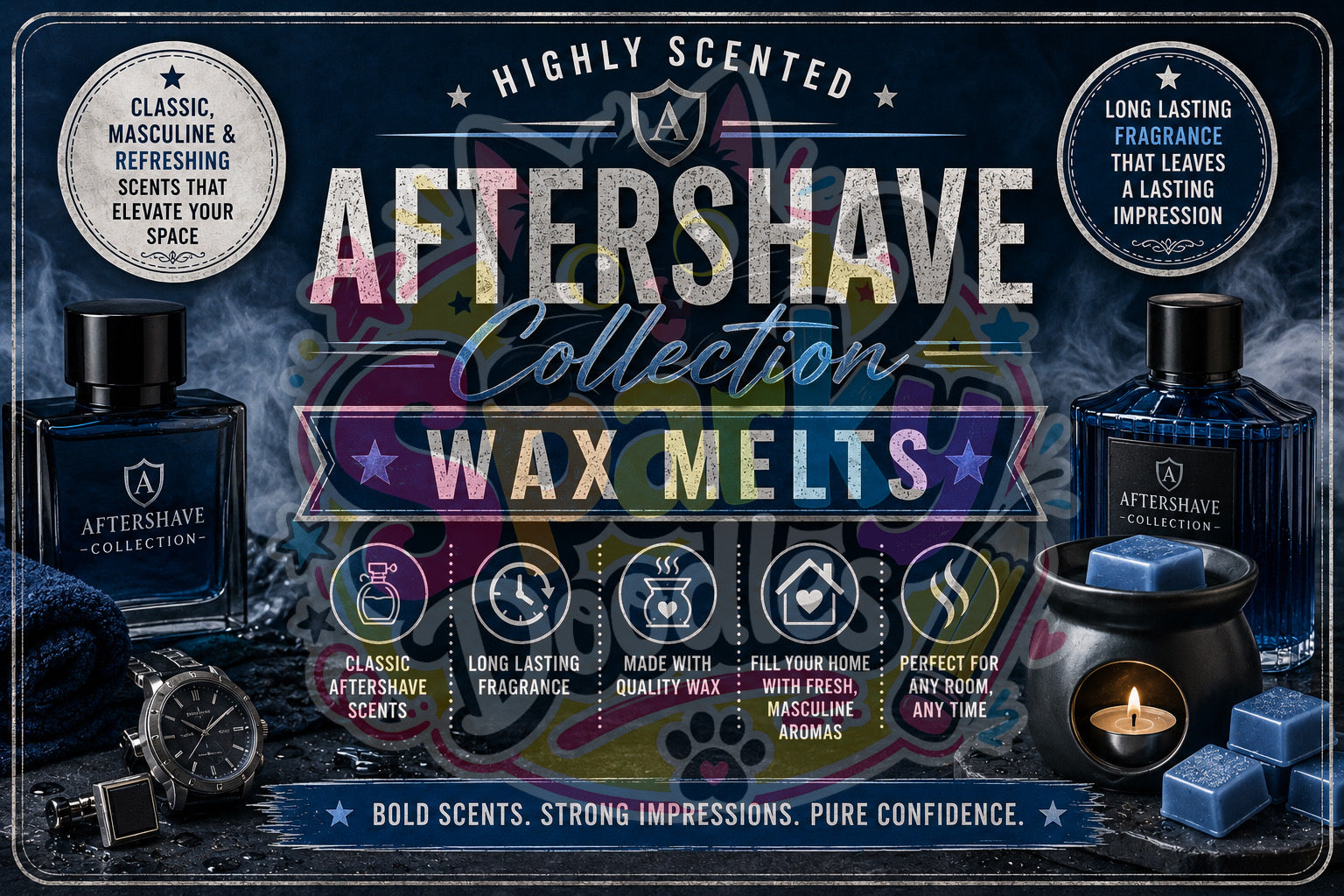 HB Wax Melt Collection Labels
