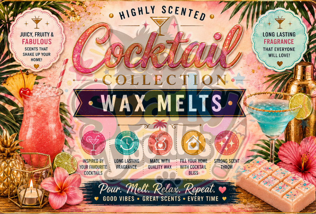 HB Wax Melt Collection Labels