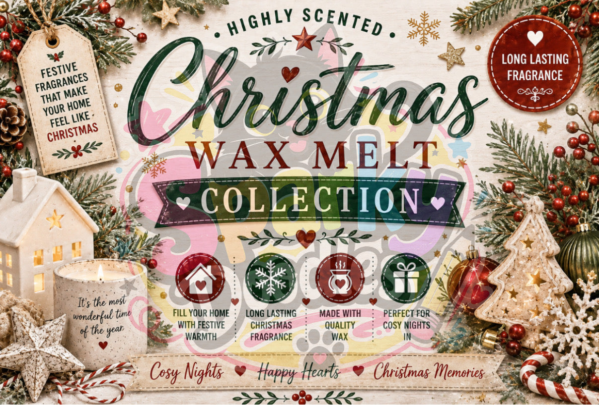 HB Wax Melt Collection Labels