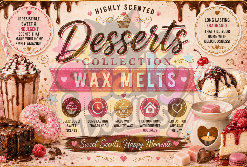 HB Wax Melt Collection Labels