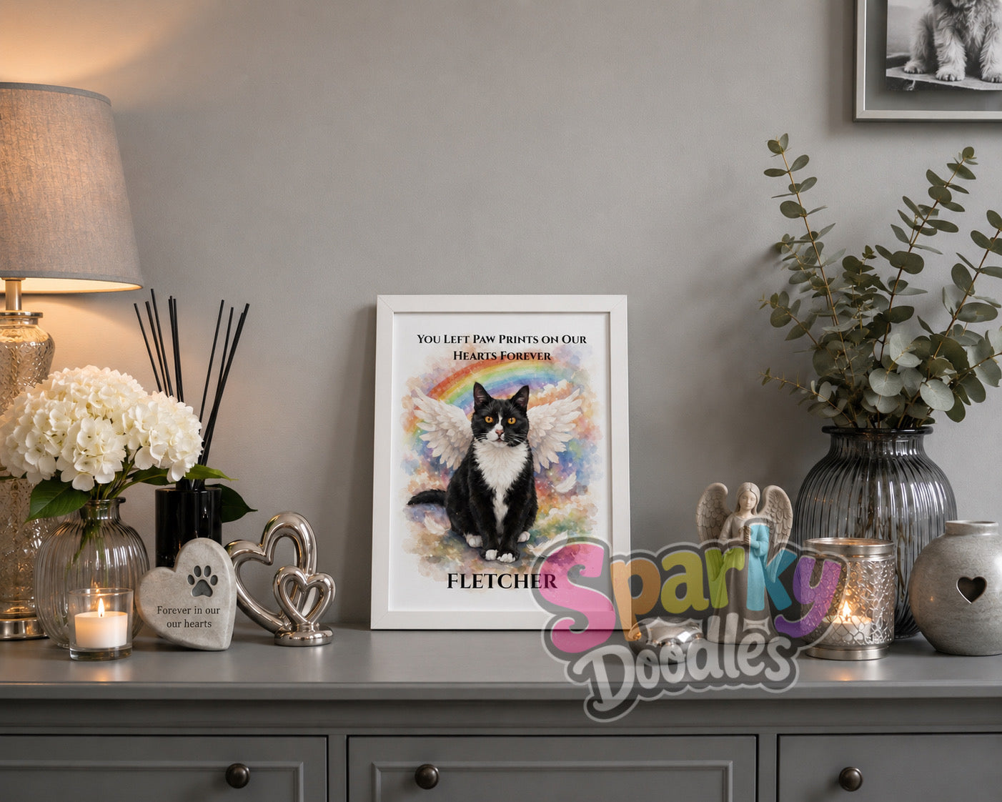 Personalised Pet Memorial Print – A4 Keepsake - Unframed